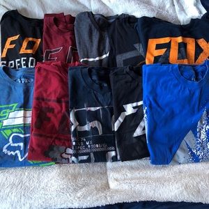 Bundle of 10 Fox Racing Men’s small size t-shirts